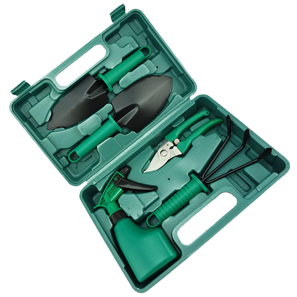 Gardening Tools Set Gift - Gartenkelle-Sprühgerät und Handwerkzeug-Set mit Organizer für