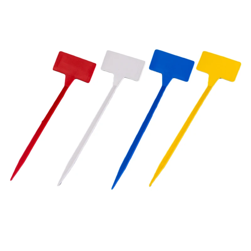 Gardening Tools Labeled - Startseite Pflanzenetiketten Marker Kindergarten Kunststoffpfahl T-Typ
