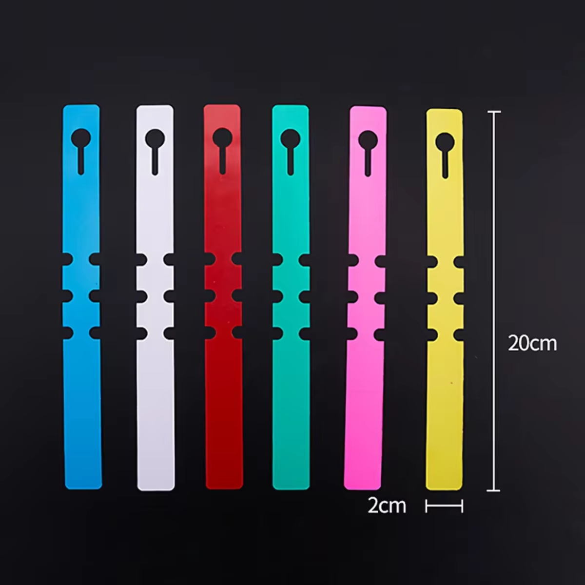 Gardening Tools Labeled - 100 Stück Wasserdichte Pflanzenetiketten aus Kunststoff,