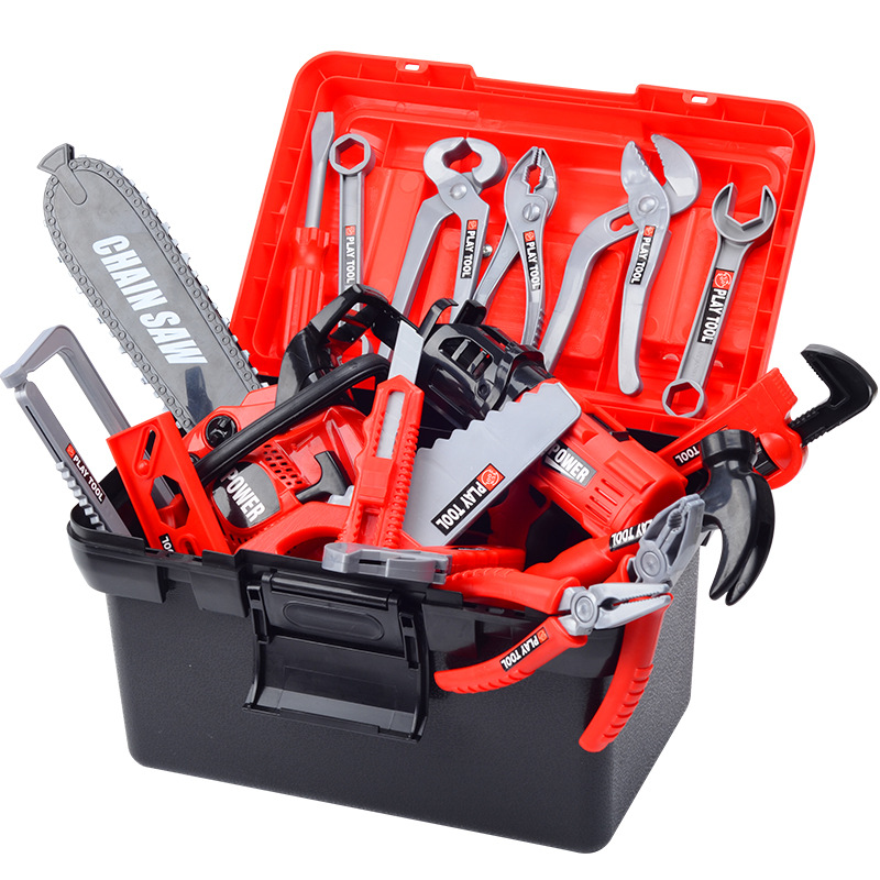 Gardening Tools Set Gift - Kinder-Werkzeugset Rollenspiel-Bohrmaschine Spielzeug-Schraubendreher Werkzeugkasten, Konstruktions-Set zum