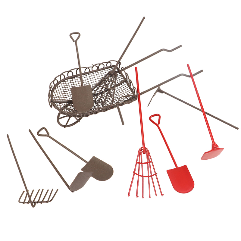 Gardening Tools China - 1/12 Puppenhaus Simulation Gartengeräte Kit Puppenhaus