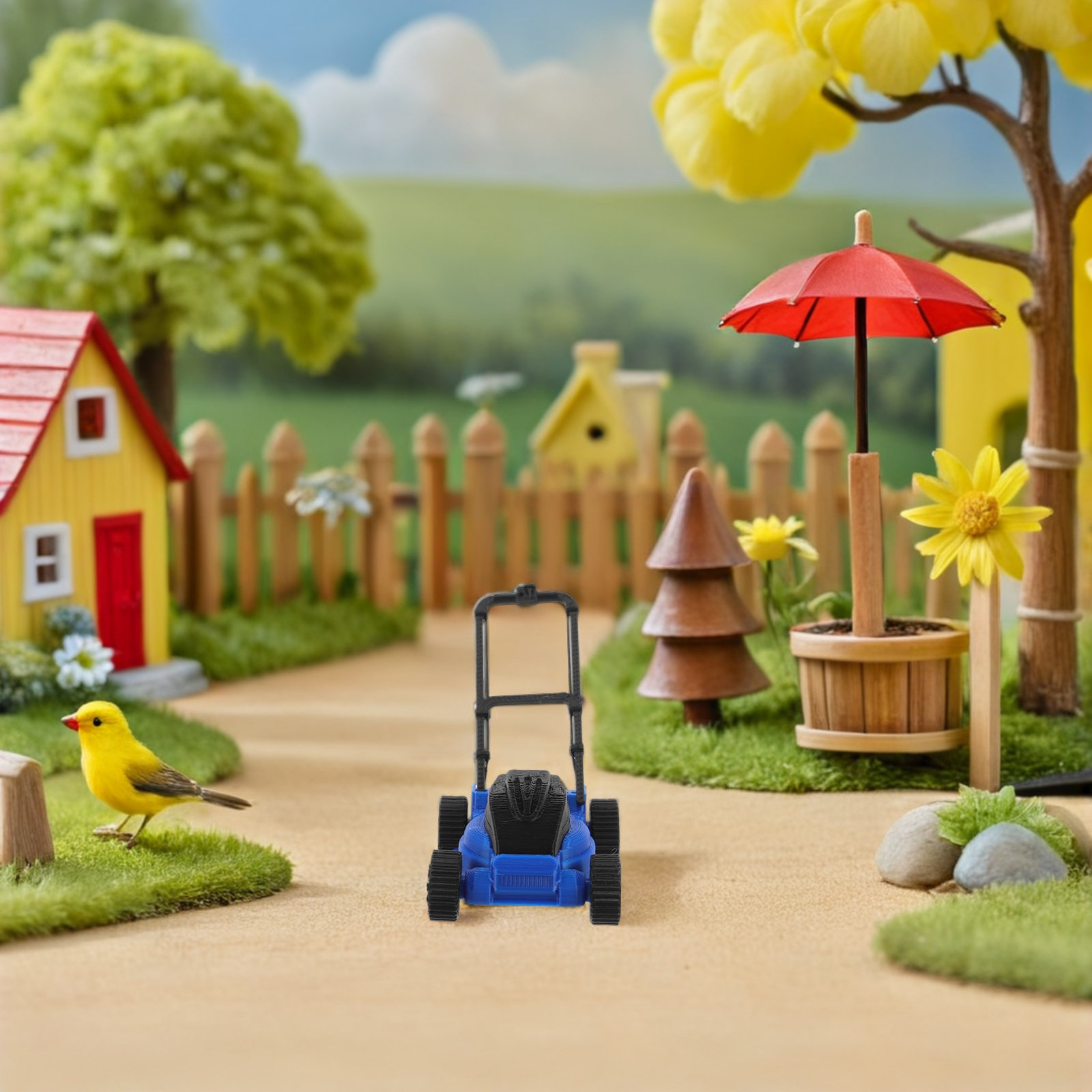 Mini-Rasenmäher, Miniatur-Pupp – Gardening Tools Girly Bewertung und Preis