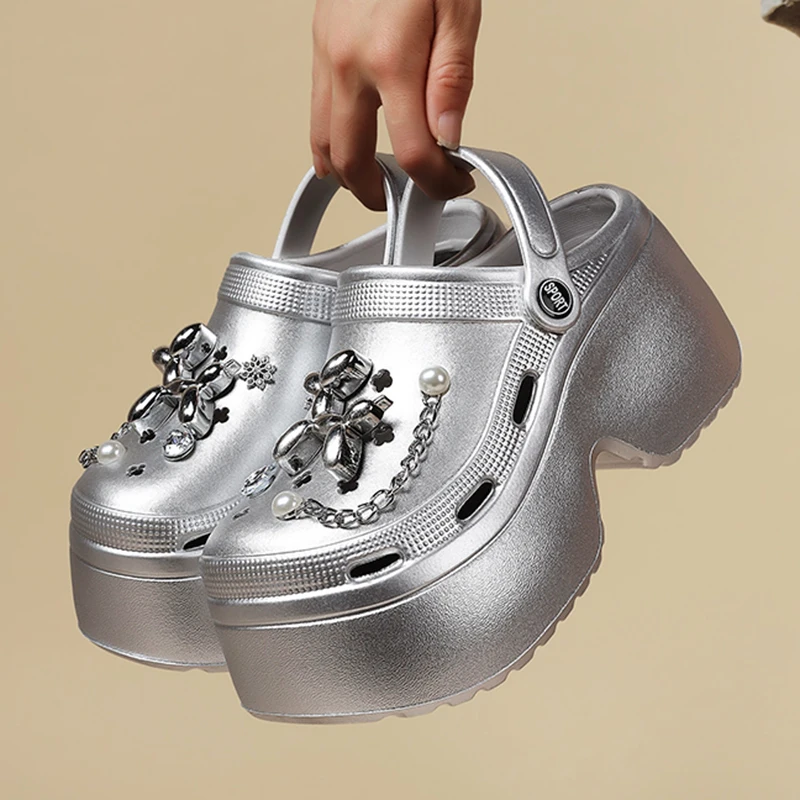 Neue Damen Plateau-Clogs in Si – Gardening Tools Women Bewertung und Preis