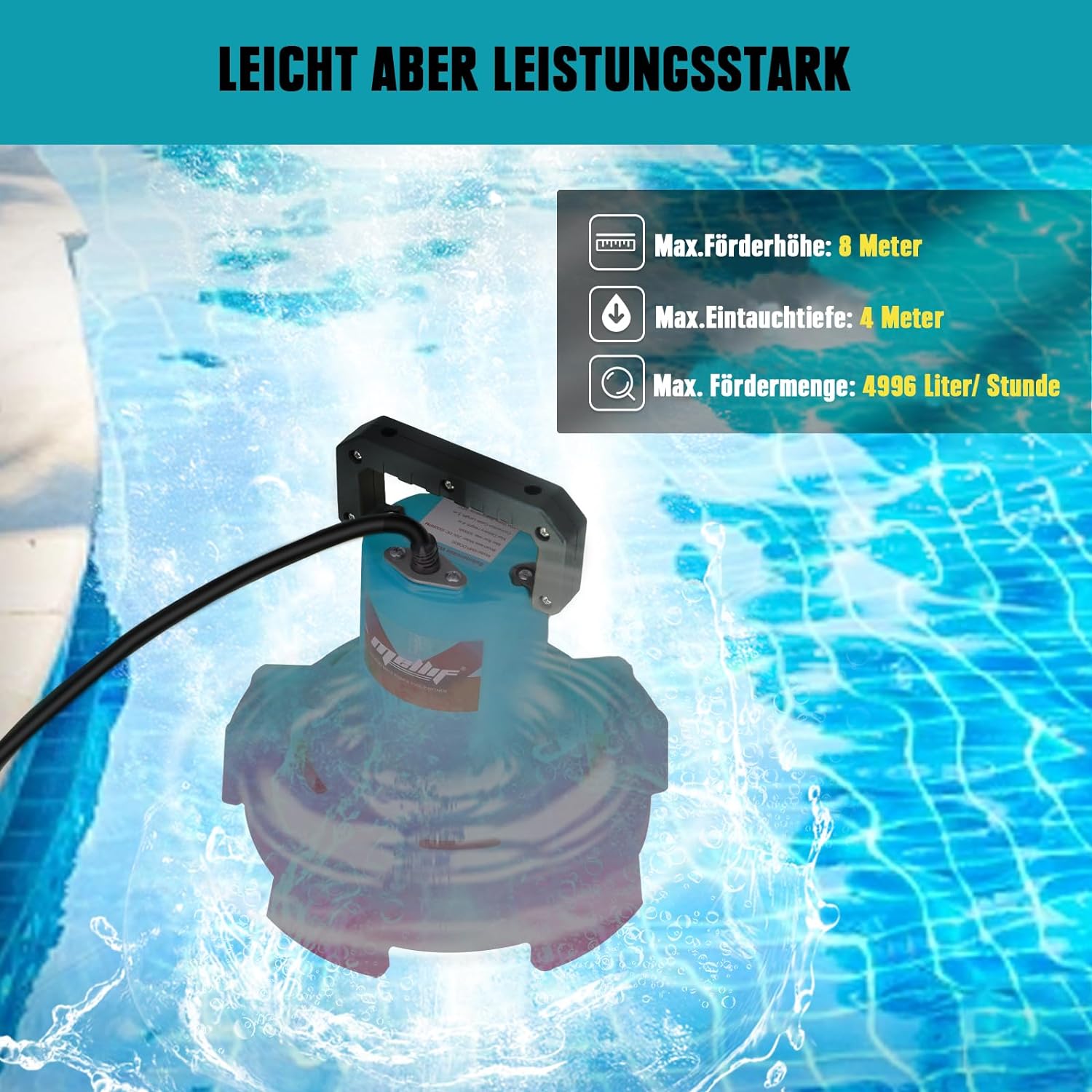 Kabellose Tauchpumpe für Makit – Gardening Tools China Bewertung und Preis