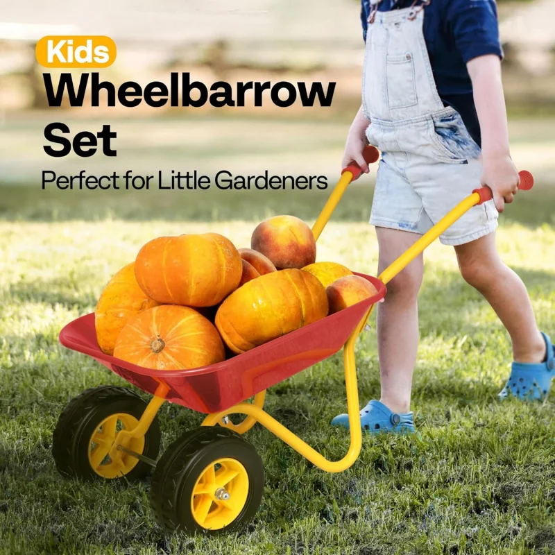 Kinder-Schubkarre mit Gartenwe – Gardening Tools Set Gift Bewertung und Preis