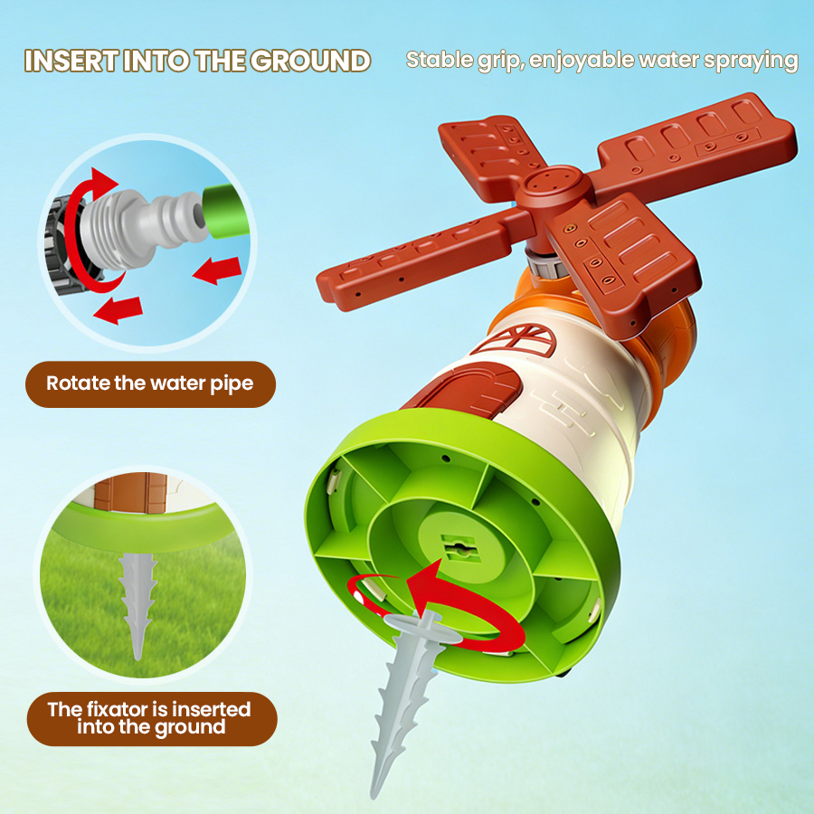 Rotierendes Windmühlen-Sprinkl – Gardening Tools Girly Bewertung und Preis