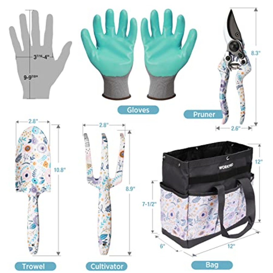 5-teiliges Gartenwerkzeug-Set, – Gardening Tools Set Gift Bewertung und Preis